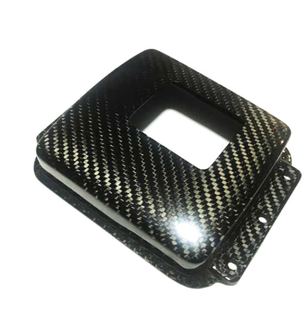 Evo X Carbon Fiber Shift Boot Delete Plate: Product Photo 03