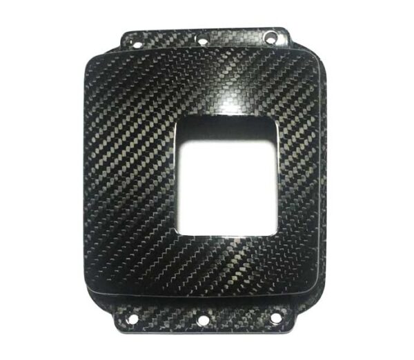 Evo X Carbon Fiber Shift Boot Delete Plate: Product Photo 02